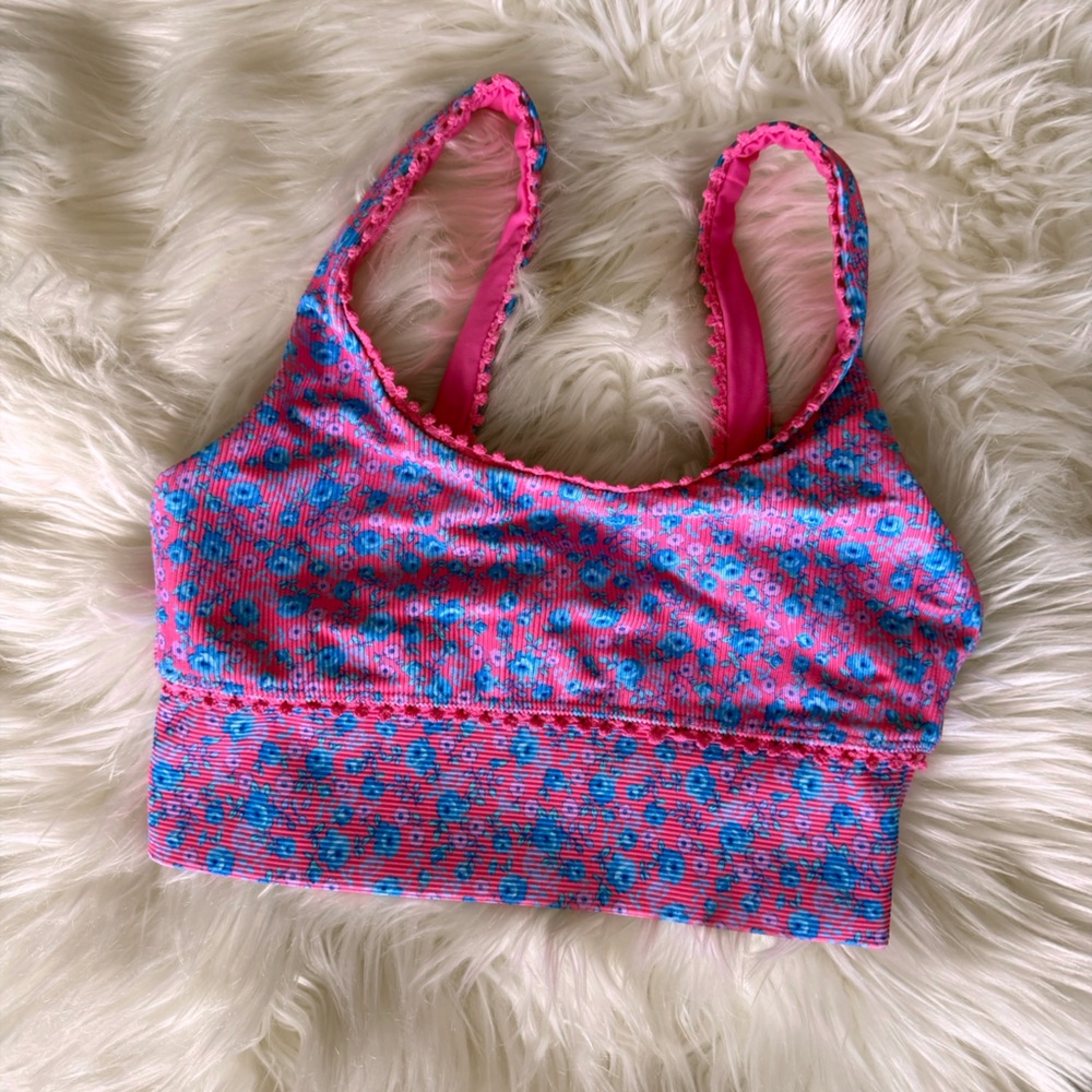 Love Shack Fancy and Beach Riot Sports Bra